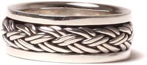 Silverspirit Jewellery Celtic Design Silver Gents Spinning Ring-Q