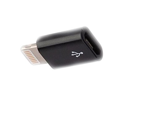 EULAGPRE 1 Stück Micro USB zu Micro 8 Pin Ladegerät Konverter Adapter für iPhone 5 5S 6 6Plus 6S