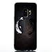 Produktbild Chreey Hülle für Samsung Galaxy S9+ / S9 Plus, Schwarz Matt TPU Weiche Silikonhülle Ultra Dünn Stoßfest Anti-Kratz Handy Schutzhülle, Schwarz & Weiß Fisch