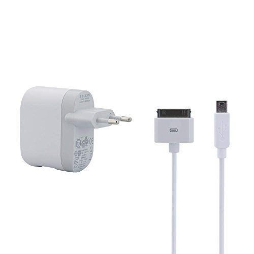 Belkin USB Netzadapter DUO für per USB aufladbare Geräte, iPod/iPhone (inkl. Ladekabel und mini USB Kabel) - 2