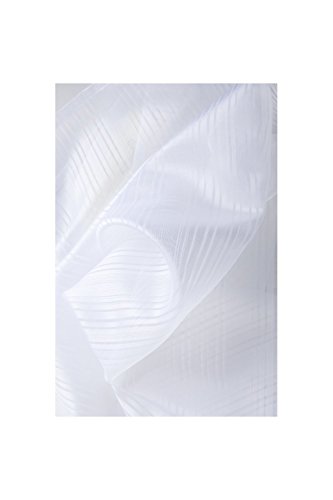Scheibengardinen Paar Mit Feinen Streifen 60×120 Cm 60 X 120 Weiß - 2