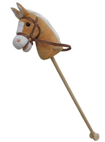 New Classic Toys Hobby Horse Plush (Light Brown)