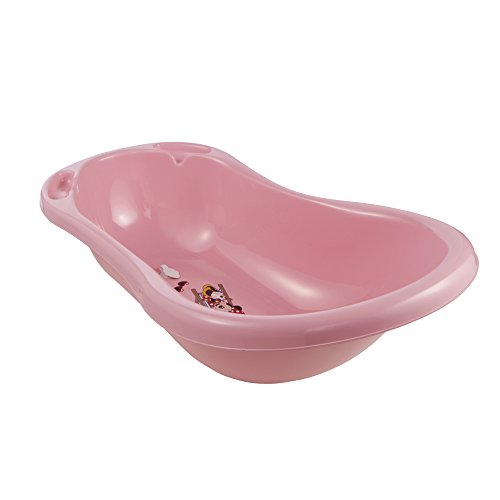 keeeper 1842355214100 maria „minnie“ babywanne 84 cm mit stöpsel, rosa - 2