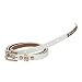 SRI Womens Causal Party Wear Metal Stud Waist Belt With Designer Buckle - White RS.299.00