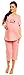 Zeta Ville - Womens Maternity Nursing Pyjamas Hospital Labour Nightwear - 397c (Pink, 16)