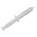 5x Reusable Plastic 5ml Injector Syringe No Needle For Lab Hydroponics Nutrient