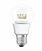 Produktbild OSRAM LED-Lampe E27 Classic A Energiesparlampe/5W - 40 Watt-Ersatz, LED Birne als Kolbenlampe/klar, warmweiß - 2700K