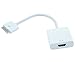 Cables Kart™ Premium Quality Dock Connector to HDMI HDTV TV Adapter Cable for iPad iPad2 iPad3 iPhone 4/4s iPod iTouch 4 - Connect iPad To HDTV Screen White RS.475.00