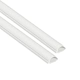 D-line 20 x 10 mm esconde cables por encima de las tablas de faldón con d-line œ de perfil redondo que se asemeja a las secciones superiores naturales de la tabla de faldas; nuestra funda de cable es pintable para el acabado perfecto