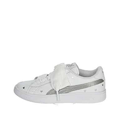 puma heart bambino argento