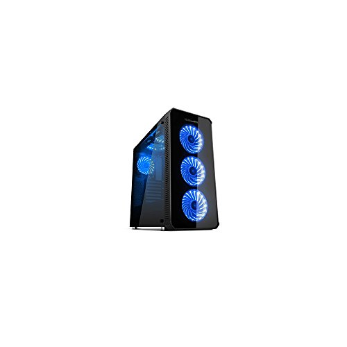 NOX Hummer TGX Torre Negro Carcasa de Ordenador - Caja de Ordenador  Torre  PC  SPCC  Vidrio Templado  ATX EATX ITX Mini-ATX  Negro  Juego 
