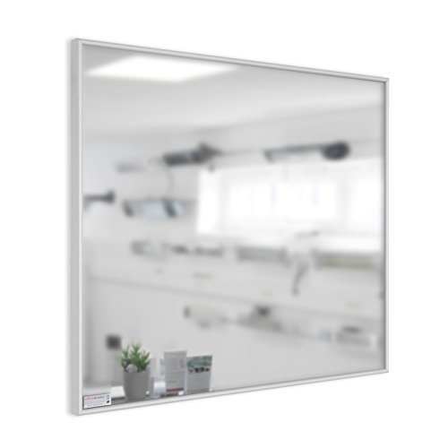 Infrarotheizung Spiegel mit Aluminium - Rahmen, 10mm / 500 Watt