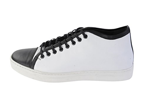 Preisvergleich Produktbild Neil Barrett Schuhe Herren Weiß Leder Sneaker 41