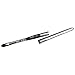 Nanshy Lip Makeup Brush with Lid better than Retractable use for Lipstick Liner Gloss (Black Handle, Chrome Silver Cap) Vegan Cruelty-Free