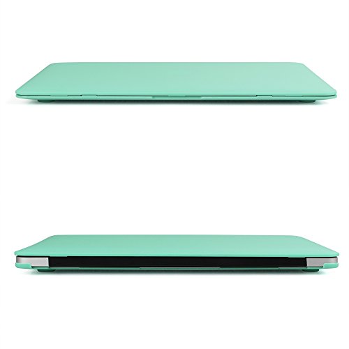 iDOO MacBook Schutzhülle / Hard Case Cover Laptop Hülle [Für MacBook Air 13 Zoll: A1369/A1466] – matt, Neon Grün - 4