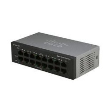 Cisco SF110D-16-EU Commutateur 16 Ports Noir