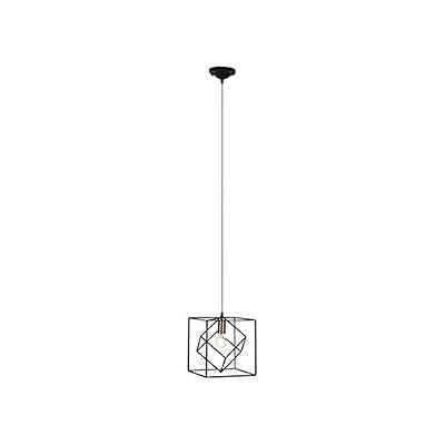 BRILLIANT Suspension filaire Tycho 149x25x25 cm E27 60 W noir et cuivre