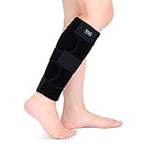 Calf Support, Compression Calf Brace with Lengthened Hook and Loop Straps, Compression Shin Splint for Calf Sprains, Swelling, Strain, Varicose Veins and Torn Calves Pain Relief
