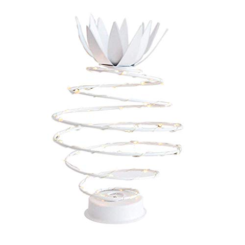 Dfttg Schmiedeeisen frühling ananas form retro nachtlicht tv-schrank hause wohnzimmer dekoration frische schlafzimmer dekoration lampe persönlichkeit handwerk lampe (Weiß)