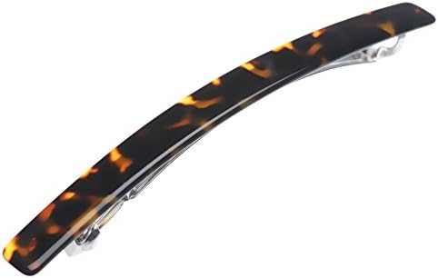 Kosmart - Lithuanian made hairclip "Hot spot in Dark Amber" - LT114X10CLDB