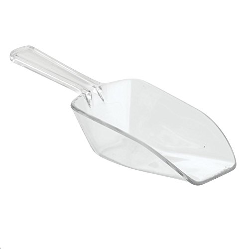 InterDesign 31243EU Messlöffel Schaufel 1/2 Cup für Küche Speisekammer Tierfutter Waschpulver – 3 Stück, Plastik, durchsichtig, 19.558 x 6.8834 x 3.937 cm - 3