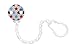 NUK 10256408 Dummy Clip with Clip BPA-Free