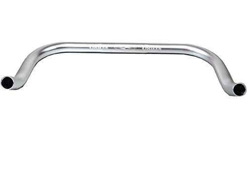 Guidon bullhorn fixie singlespeed argenté 440 mm