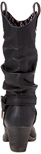 Rocket Dog Sidestep - Botas para mujer, Negro (Black), 37