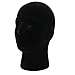 JaneDream Vivid Styrofoam Foam Mannequin Manikin Head Model Wigs Cap Display Stand Black (Male)