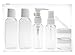 Produktbild FiveSeasonStuff 6 Piece Holiday Air Travel Customs Approved 40ml-60ml Bottle Kit, Complies with International Airport Travel Restrictions TC1