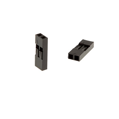 100pcs Dupont Überbrückungskabel Kabelgehäuseschale Stecker Stiftkopf 2.54mm – 2p - 4