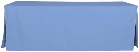 Tablevogue 8-Foot Fitted Folding Table Cover, Surf