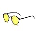 Produktbild Cyxus Anti Blaulicht Brillen Runden Retro Rahmen [Augenschutz] Computer Brille,Unisex(Herren/Damen) blockierung UV Brillen (Gelb Linse) Schwarz Rahmen