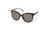  Loewe SLW948G5709AJ Gafas de sol, Shiny Brown Havana, 57 para Mujer
