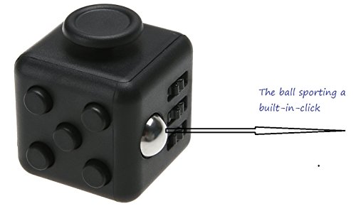 Fidget Cube Toy Relieves Stress and Anxiety for Children and Adults (Black) - The Ultimate Stress Relieving Cube Fidget Cube Toy Relieves Stress and Anxiety for Children and Adults (Black) - The Ultimate Stress Relieving Cube