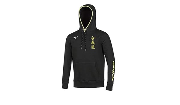mizuno felpa nera uomo