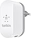Belkin - Chargeur Secteur Double USB, 2 x 2,1A - Blanc (Compatible iPhone 8/8+ et iPhone X)
