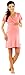 Zeta Ville - Women's Maternity Nursing Nightdress Labour Hospital Gown - 074c (Apricot, UK 10)