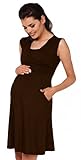 Zeta Ville – Damen Still Kleid Diskretes Stillen Skaterkleid Schwangere – 500c - 2