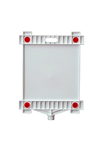 Preisvergleich Produktbild Temka 13112 HV Schild viereckig mit Katzenaugen, Weiß