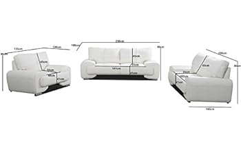 Ensemble Canapé Et Fauteuil 321 Flavio Noir