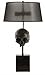 Produktbild Casa Padrino Luxus Tischleuchte Skull Black / Antique Brass Finish - Leuchte Lampe - Tischleuchte Tischlampe Hockerleuchte