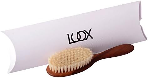 Luqx Ladies Hair Brush Special Queens Brush Dark, Pure Natural Hair Brush for Shiny Hair, Wooden Hair Brush for Long Hair