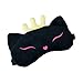Produktbild TREESTAR Plüschtier Niedliches Schattier, Atmungsaktiv Schlaf Maske Frostschutz Maske für Männer und Frauen Reisen, Schutz der Eisaugen Augen (Inklusive Eiszapfen) 11cm*18.5cm Zorro Negro