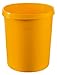 Produktbild HAN Papierkorb GRIP, 18 Liter, mit 2 Griffmulden, extra stabil, rund, gelb