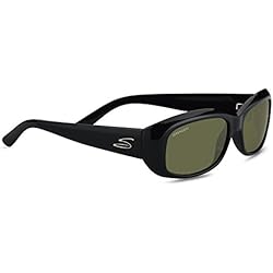 Serengeti Bianca Gafas, Unisex adulto, Negro (Shiny Black), M