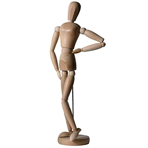 Artina Weibliche Zeichenpuppen Gliederpuppen Modellpuppen Figuren || aus Vollholz || diverse Größen (20 cm)