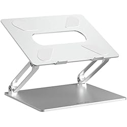BoYata Support Ordinateur Portable, Support pour MacBook: Sable Multi-Angle Support Refroidissement, Compatible avec Les Ordinateurs Portables (10-17 Pouces), y Compris MacBook Pro/Air, HP (Argent)
