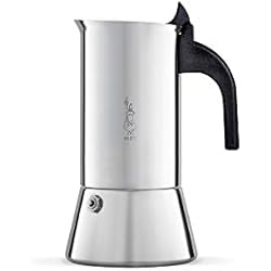 Bialetti 1682 Venus Cafetière Italienne - 4 Tasses, Acier Inoxydable, Argent