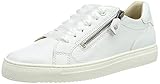 sioux schuhe grasshopper Wechselfußbett Sioux Damen Purvesia-704-XL Sneaker, Weiss 001, 40 EU